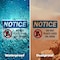 Signmission Do Not Place Used Oil Here, 14 in W x Rectangle, Plastic OS-2PACK-NS-P-1014-L-15475 - alternate 2